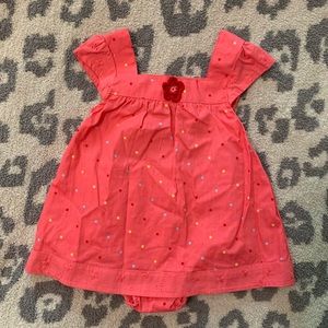 🆕 new baby girls dress jumper and bloomer set 3-6 month